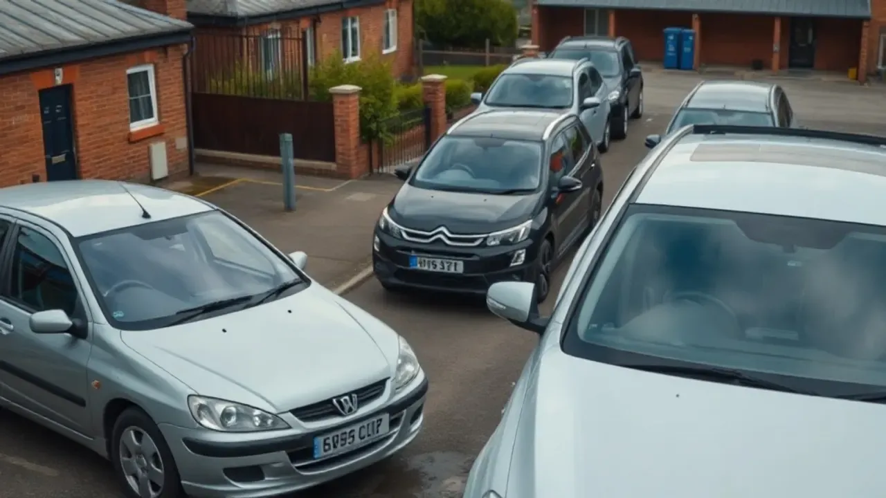 An elevated view across a site relevant to Automatic driving lessons (Category B auto) near Manchester